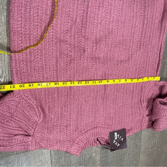 Ava & Viv Sweater Women's Sweater Pink Mauve Size 14(X) - Picture 6 of 7